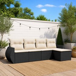 Transform Your Outdoor Space with This 5 Piece Garden Sofa Set