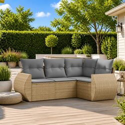Transform Your Patio with This Stylish 4-Piece Sofa Set