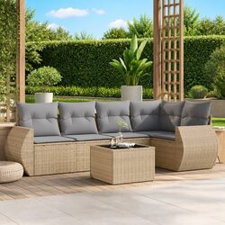 Enhance Your Outdoor Experience with 6 Piece Sofa Set