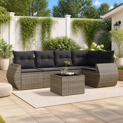 Stylish Grey Outdoor Sofa Set for Enhanced Patio Living