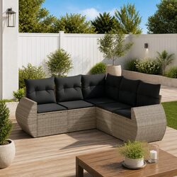 Enhance Your Outdoor Space with a 5 Piece Garden Sofa Set