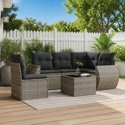 Enhance Your Outdoor Living with 6-Piece Garden Sofa Set