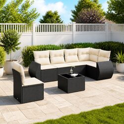 Enhance Your Outdoor Living with 7-Piece Sofa Set