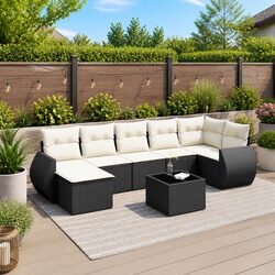 Transform Your Outdoor Space with this 8-Piece Sofa Set