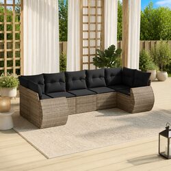 Enhance Your Outdoor Space with This 7-Piece Sofa Set