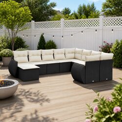 Elevate Your Patio with Our 10-Piece Garden Sofa Set