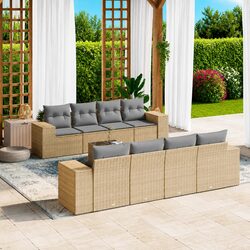 Enhance Your Outdoor Space with This 9-Piece Sofa Set