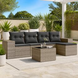 Transform Your Outdoor Space with This 6-Piece Sofa Set