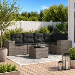 Stylish 6-Piece Outdoor Sofa Set for Your Patio