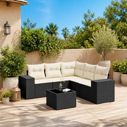 Elevate Your Outdoor Space with a Stylish 6-Piece Sofa Set