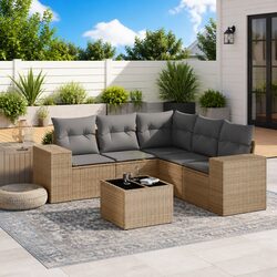 Elevate Your Outdoor Experience with this 6-Piece Sofa Set