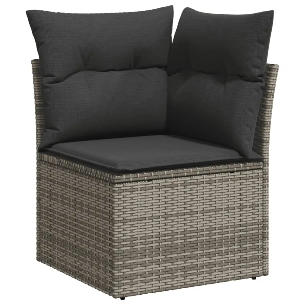 Garden Sofa Set 5 Piece Modular Outdoor Furniture with Cushions Grey