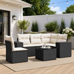Transform Your Outdoor Space with 6 Piece Sofa Set