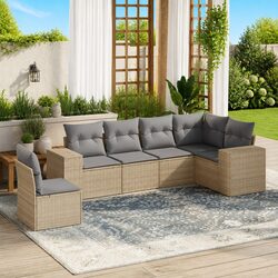 Enhance Your Outdoor Living with Our 6 Piece Garden Sofa Set