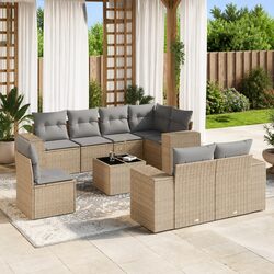 Stylish 9-Piece Outdoor Sofa Set for Relaxing Spaces