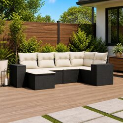 Versatile 6-Piece Garden Sofa Set for Outdoor Spaces