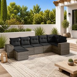 Enhance Your Outdoor Space with a 7 Piece Garden Sofa Set