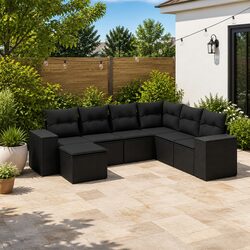 Elevate Your Patio with a Stylish 7 Piece Garden Sofa Set
