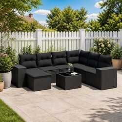 8-Piece Outdoor Sofa Set for Stylish Backyard Living