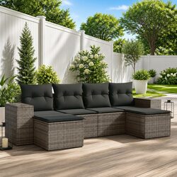 Outdoor 6-Piece Sofa Set to Enhance Your Patio Experience