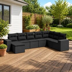 Enhance Your Outdoor Space with This 8 Piece Sofa Set