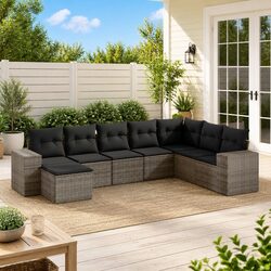 Enhance Your Outdoor Space with 8-Piece Garden Sofa Set