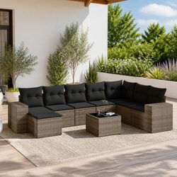 Enhance Your Outdoor Living with a 9 Piece Garden Sofa Set