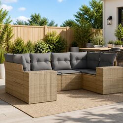 Transform Your Outdoor Living with a 6 Piece Sofa Set
