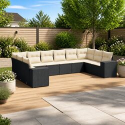 Elevate Your Outdoor Space with a 10-Piece Garden Sofa Set