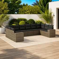 Transform Your Outdoor Space with a 10-Piece Sofa Set