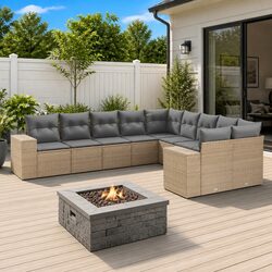 Transform Your Outdoor Space with a 10-Piece Sofa Set