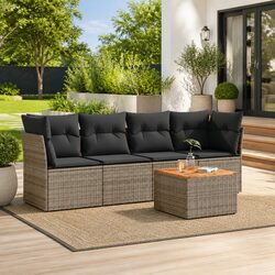 Enhance Your Outdoor Space with This 5-Piece Garden Sofa Set