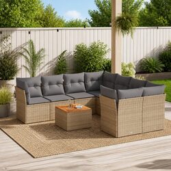 Enhance Your Outdoor Space with a 9 Piece Sofa Set