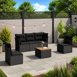 Elevate Your Outdoor Space with a 6-Piece Garden Sofa Set