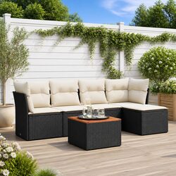 Elevate Your Outdoors with a 6-Piece Garden Sofa Set