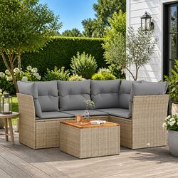 Enhance Your Outdoor Space with a 5 Piece Garden Sofa Set