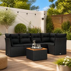 Comfortable 6 Piece Outdoor Sofa Set for Your Patio