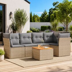 Enhance Your Outdoor Space with a 6 Piece Garden Sofa Set