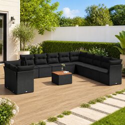 Transform Your Outdoor Space with this 12-Piece Sofa Set