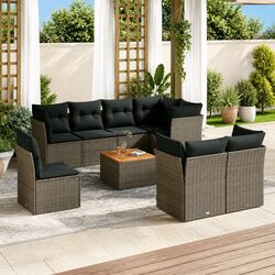 Enhance Your Outdoor Living with a 9 Piece Sofa Set