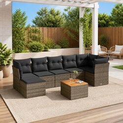 Transform Your Outdoor Space with 8-Piece Garden Sofa Set