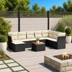 Transform Your Outdoor Space with 9 Piece Garden Sofa Set