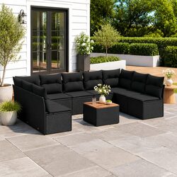 Elevate Your Outdoor Space with This 10-Piece Garden Sofa Set