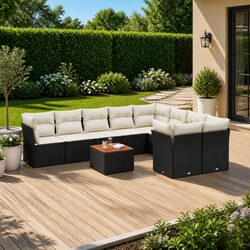 Enhance Your Outdoor Living with This 10 Piece Sofa Set