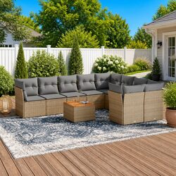 Enhance Your Outdoor Living with a 10-Piece Sofa Set