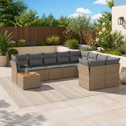 10-Piece Outdoor Lounge Set for Stylish Patio Living