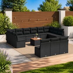 Transform Your Outdoor Space with 14 Piece Garden Sofa Set