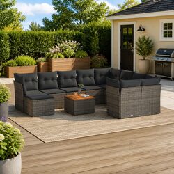 Transform Your Outdoor Space with 11 Piece Sofa Set