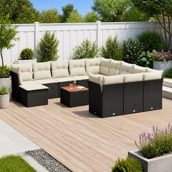Elevate Your Patio with This 13 Piece Garden Sofa Set