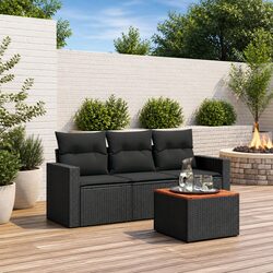Enhance Your Outdoor Space with 4 Piece Garden Sofa Set